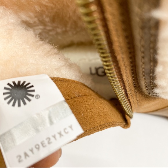 UGG ELINGS LEATHER WATERPROOF SHEEPSKIN BOOTS